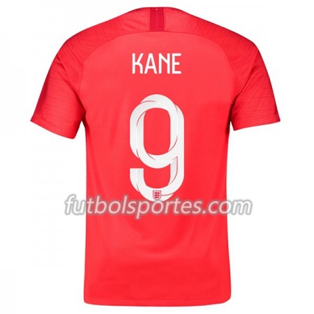 Camisetas Inglaterra Kane 9 Segunda Equipacion Mundial 2018